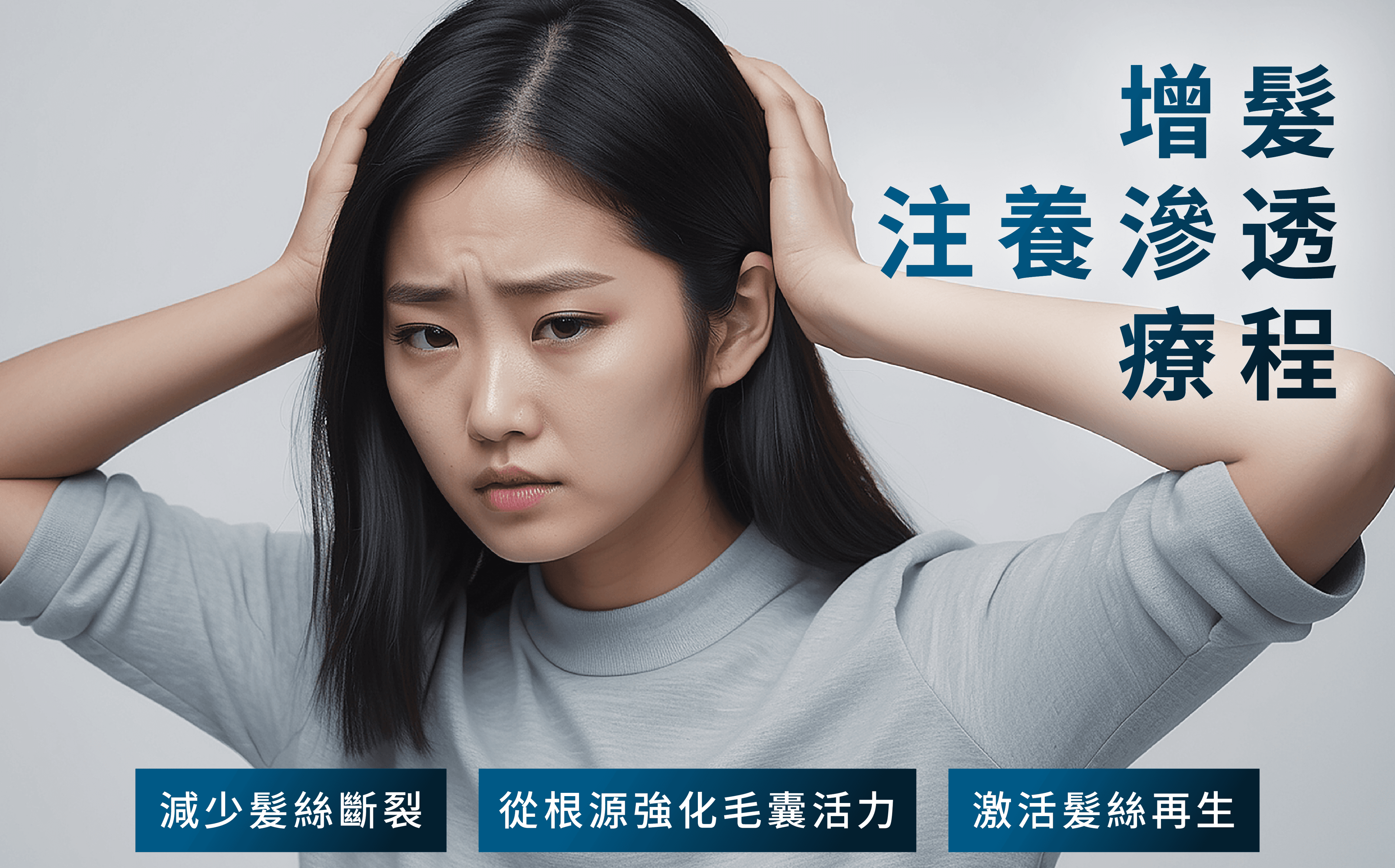 增髮注養滲透療程